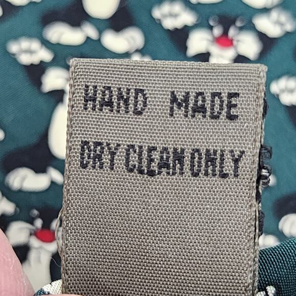 Lot 6 Men’s Vintage Novelty Ties Silk Mickey Mouse Sylvester Flags Business Work - Picture 13 of 15